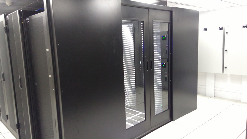 Refrigeração de Data Center: imagem de corredor frio