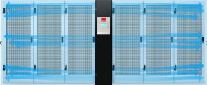 Refrigeração de Data Center: imagem de sistema in row