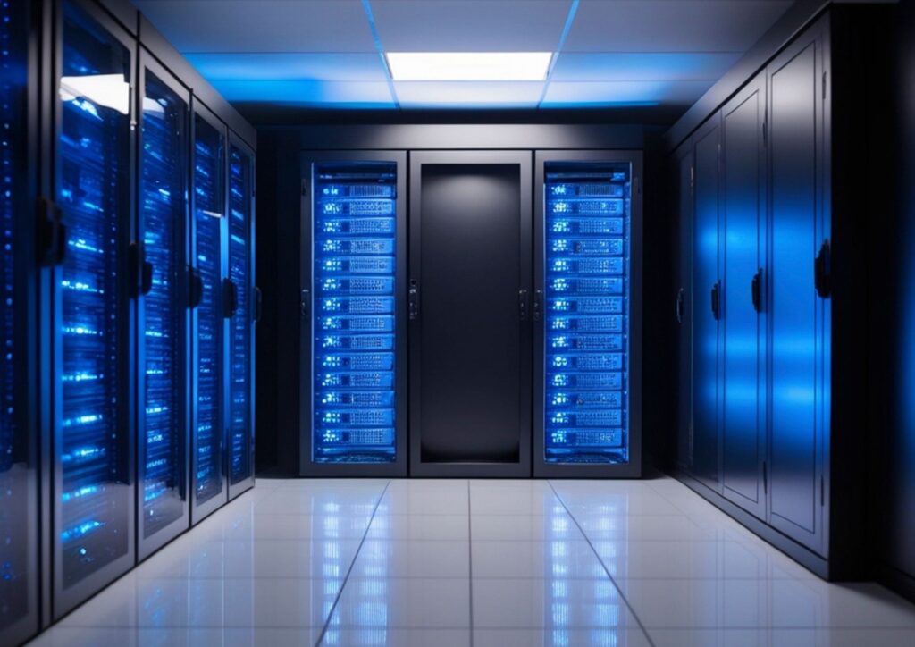 Construtora de Data Centers: imagem de Data Center corporativo