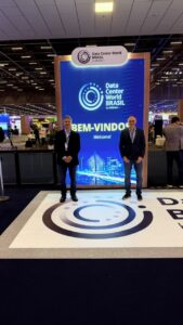 Zeittec no Data Center World Brasil: foto do diretor comercial no evento